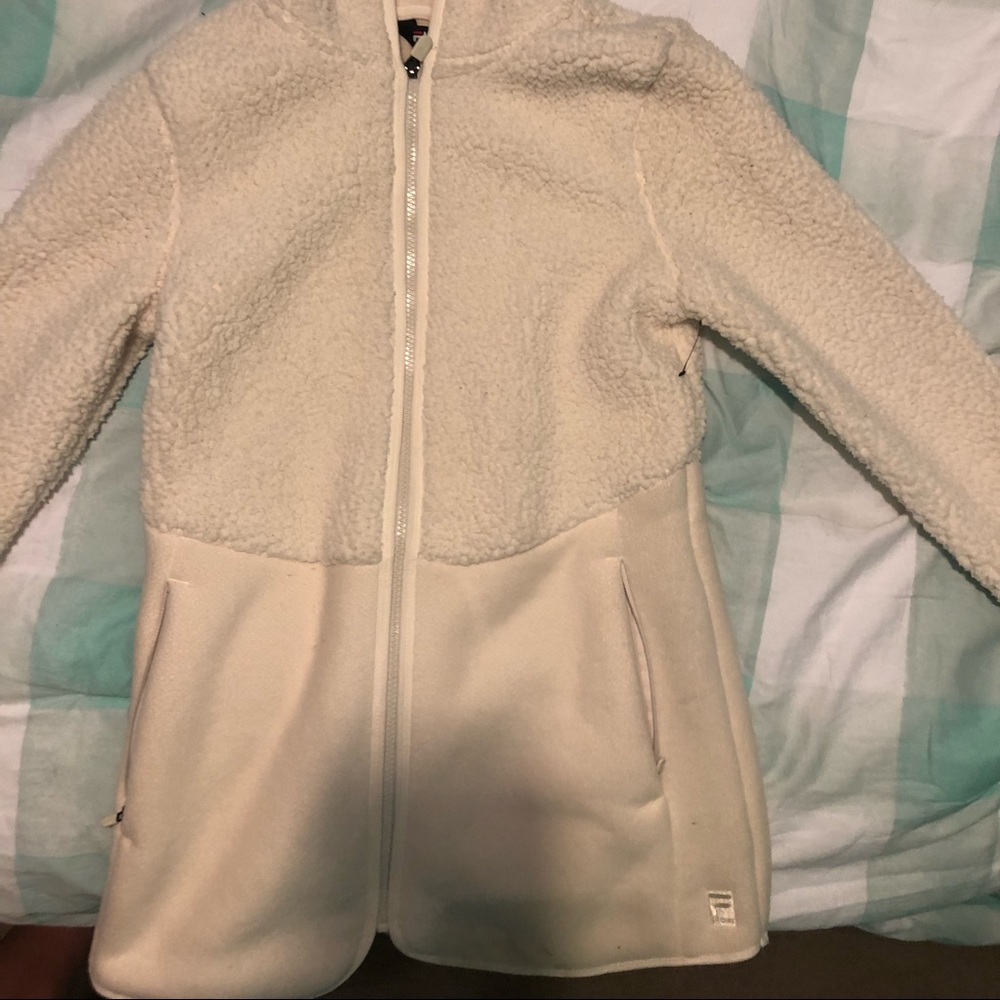 fila fuzzy jacket.